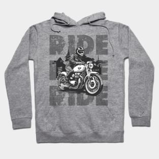 RIDE - classic motorcycle Hoodie